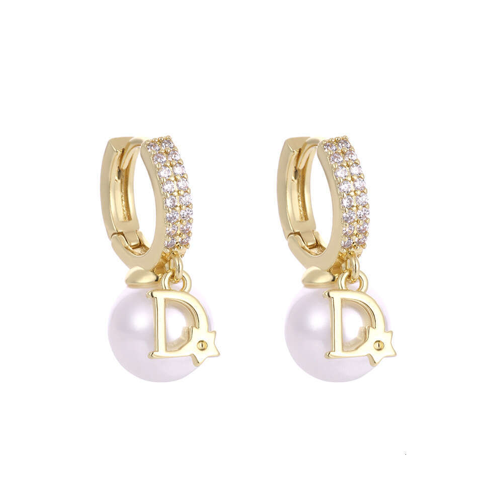 Zircon Pearl Combination Summer High-end Personality Niche Design Exquisite Long Tassel Earrings for Women