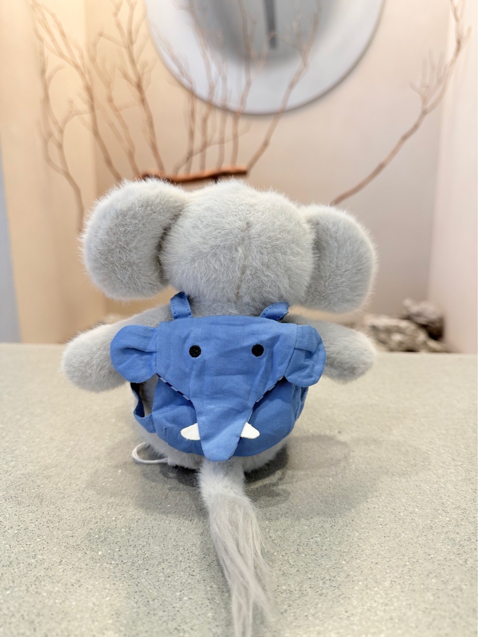 New Fun Backpack Puppy Doll Backpack Travel Elephant Soothing Doll Children's Birthday Gift