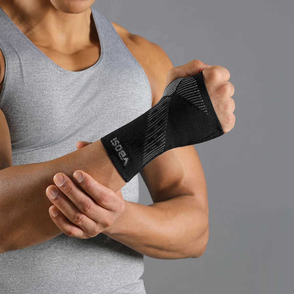 VBOSi 1 Piece Compression Elastic Breathable Wrist Support Palm Sleeve for Sports Training and Daily Wear M251226