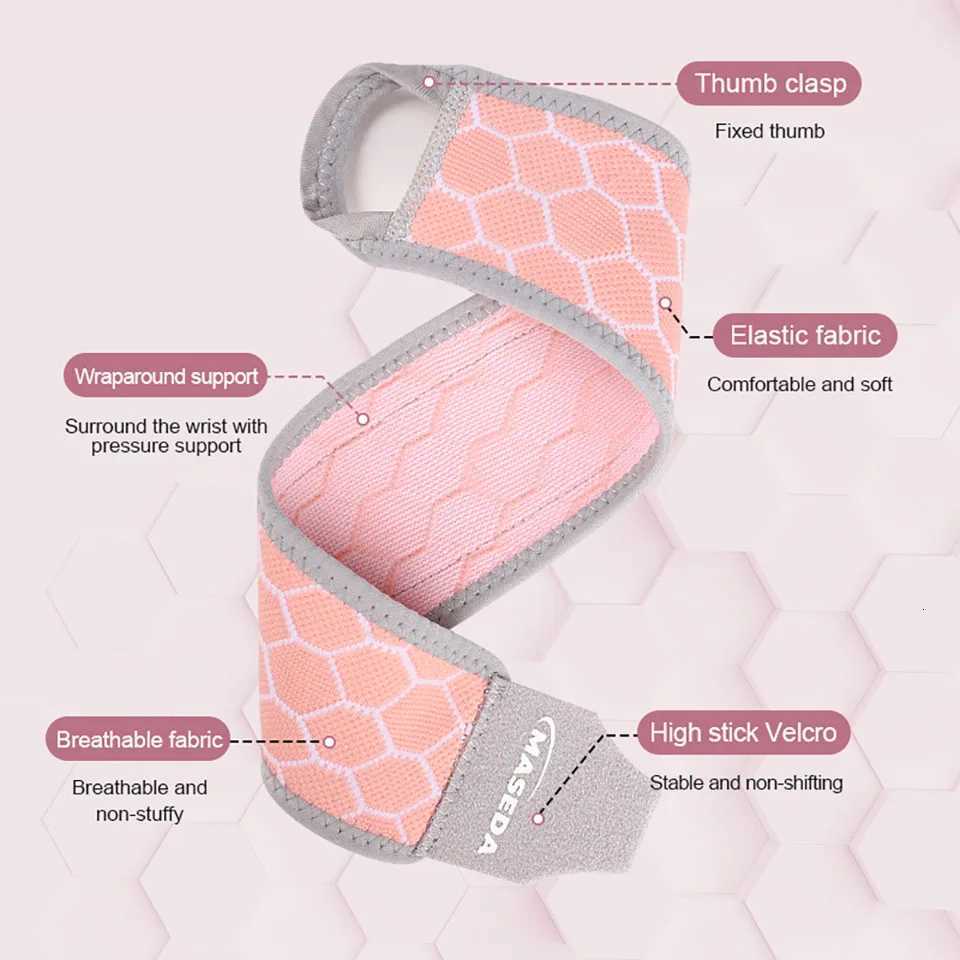 1Pcs Wrist Guard Light Thin Breathable Adjustable Exercise Pressurization Fix Wrist Protective Gear Gym Badminton Yoga Men Women M251226