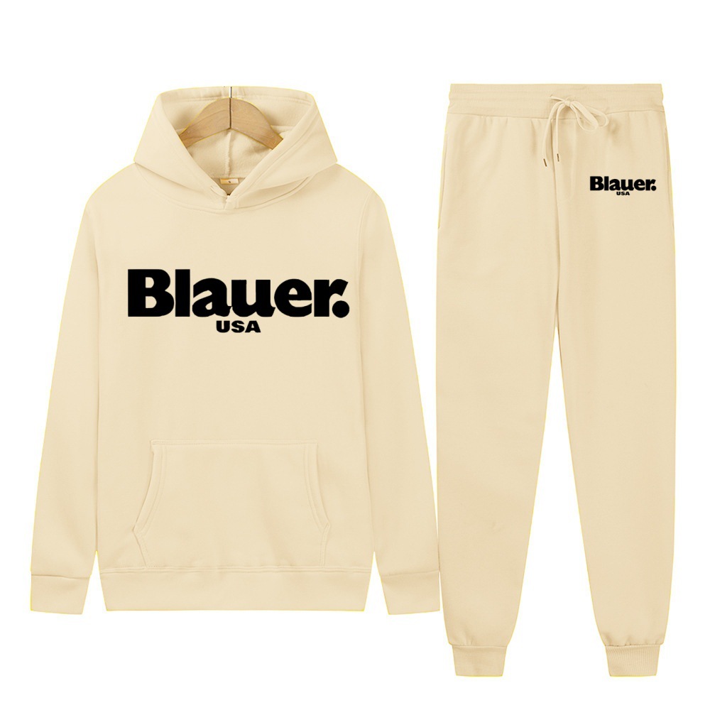 Men's Autumn and Winter Letter Printed Long Sleeved Casual Hoodie Soft and Breathable Sportswear