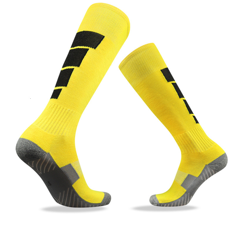 5Pairs Football Sports Socks For Men And Women Professional Adult Thickened Towel Bottom, Children's Over-The-Knee Competition High Tube Soccer S