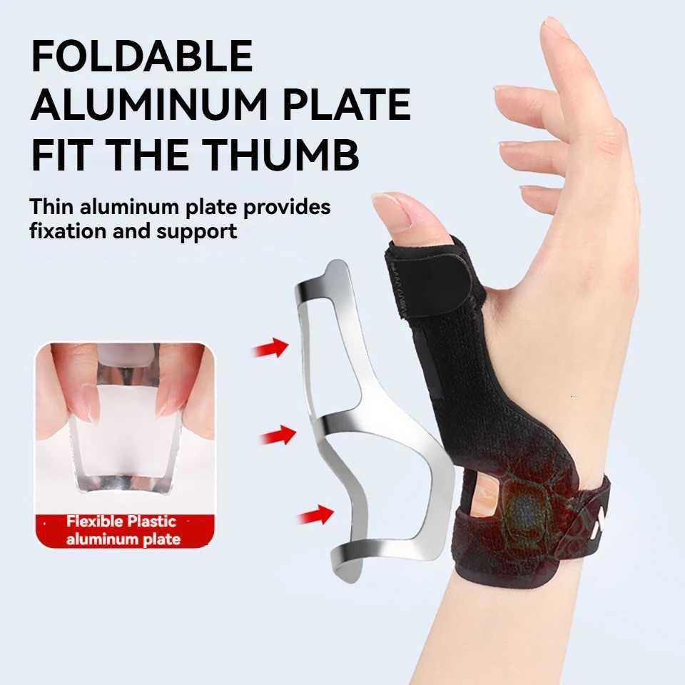 1Pcs Wrist Guard Foldable Aluminum Plate Thumb Fixator Thin Light Breathable Tendinitis Arthritis Left And Right Hands Men Women M251226