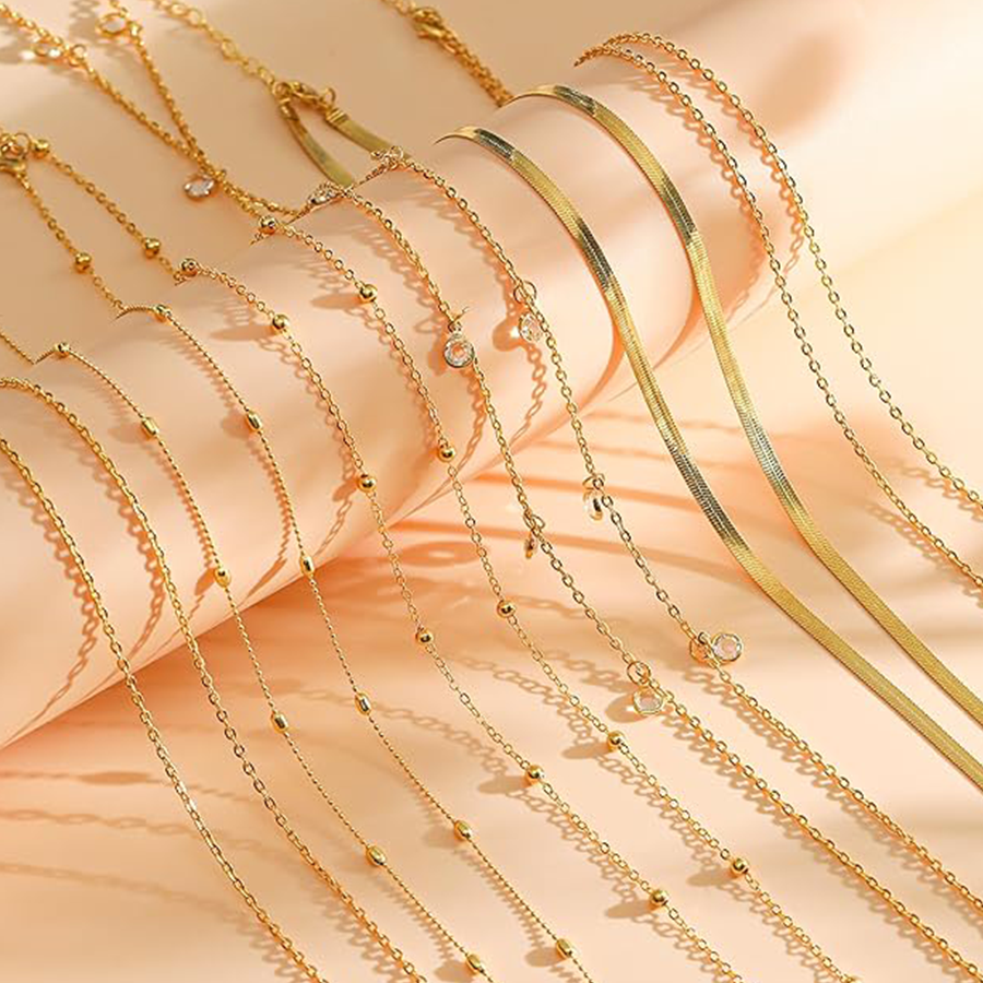 8Pcs Waist Chain 18K Gold Plated Belly Belt Chains Sexy Bikini Summer Beach Satellite Beaded Sequin Snake Layered Coin CZ Body Chain Jewelry Accessori