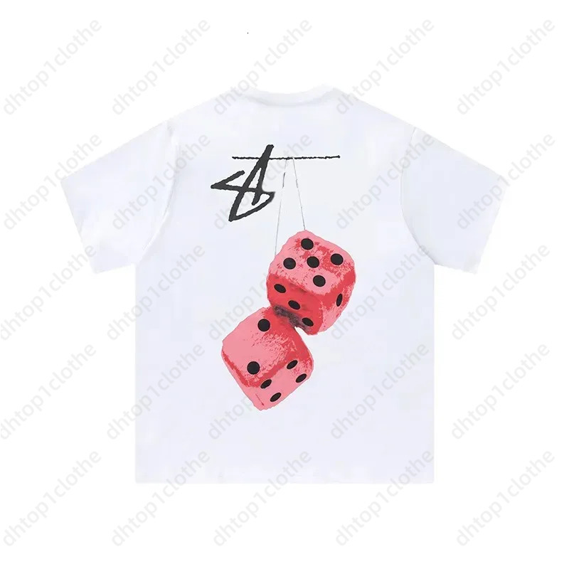 Stussylys Tshirt Designer Cotton T-Shirts Letter Print Graphic Studs Tee Vintage Hip Hop Loose Sports Short Sleeve Tops Men Streewear Stussyd tshirts 6f4