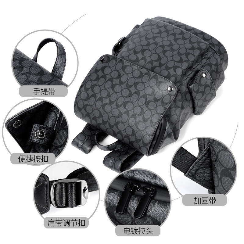 Men Business Casual Large Capacity Laptop Multifunctional Trendy School Bag Travel Backpack High Quality Luxury Bag