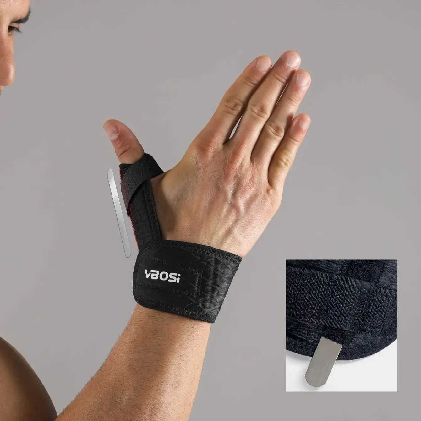 VBOSi 1 Piece Adjustable Thumb Support Wrist Brace for Left and Right Hands for Men Women M251226