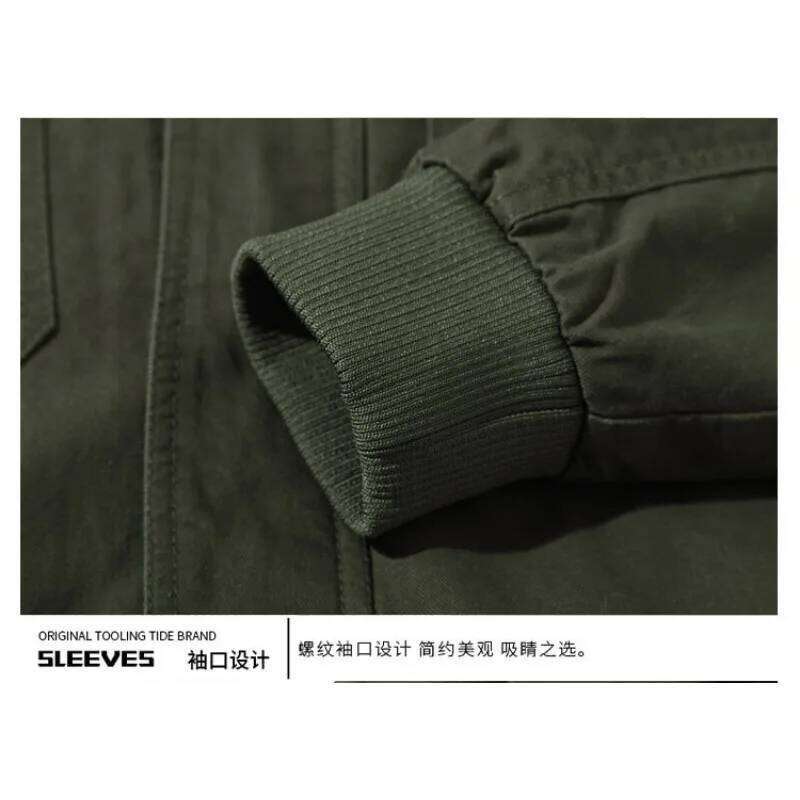 Workwear Tough Guy Pilot Spring And Autumn Coat Men's Jacket World War II Military Fan Tactical Multi-Pocket Top