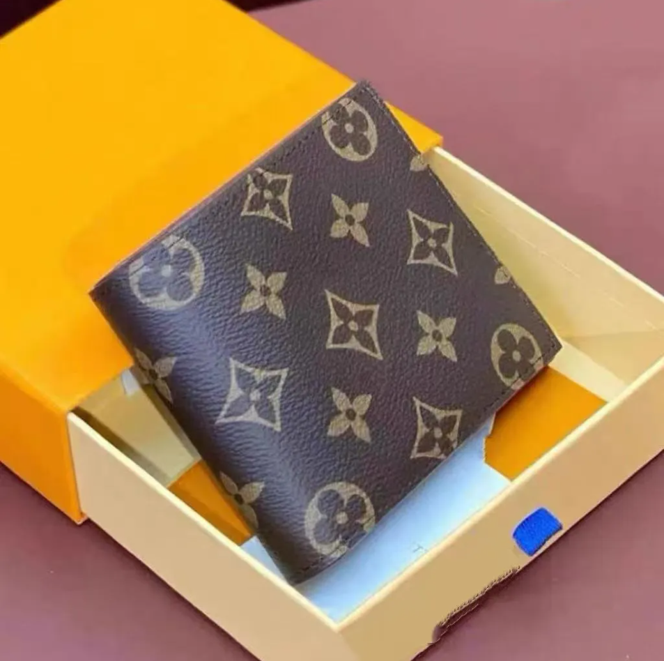 2026 Top-quality designer luxury leather wallet booth, French Parisian checkered style luxury men's wallet designer, for both men and women y7