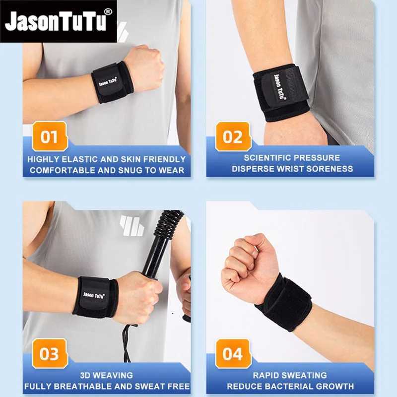 JASONTUTU 1PCS Adjustable weightlifting wristband Support Fitness Bandage Wrist Support Protective gear wrist band Tennis Brace M251226