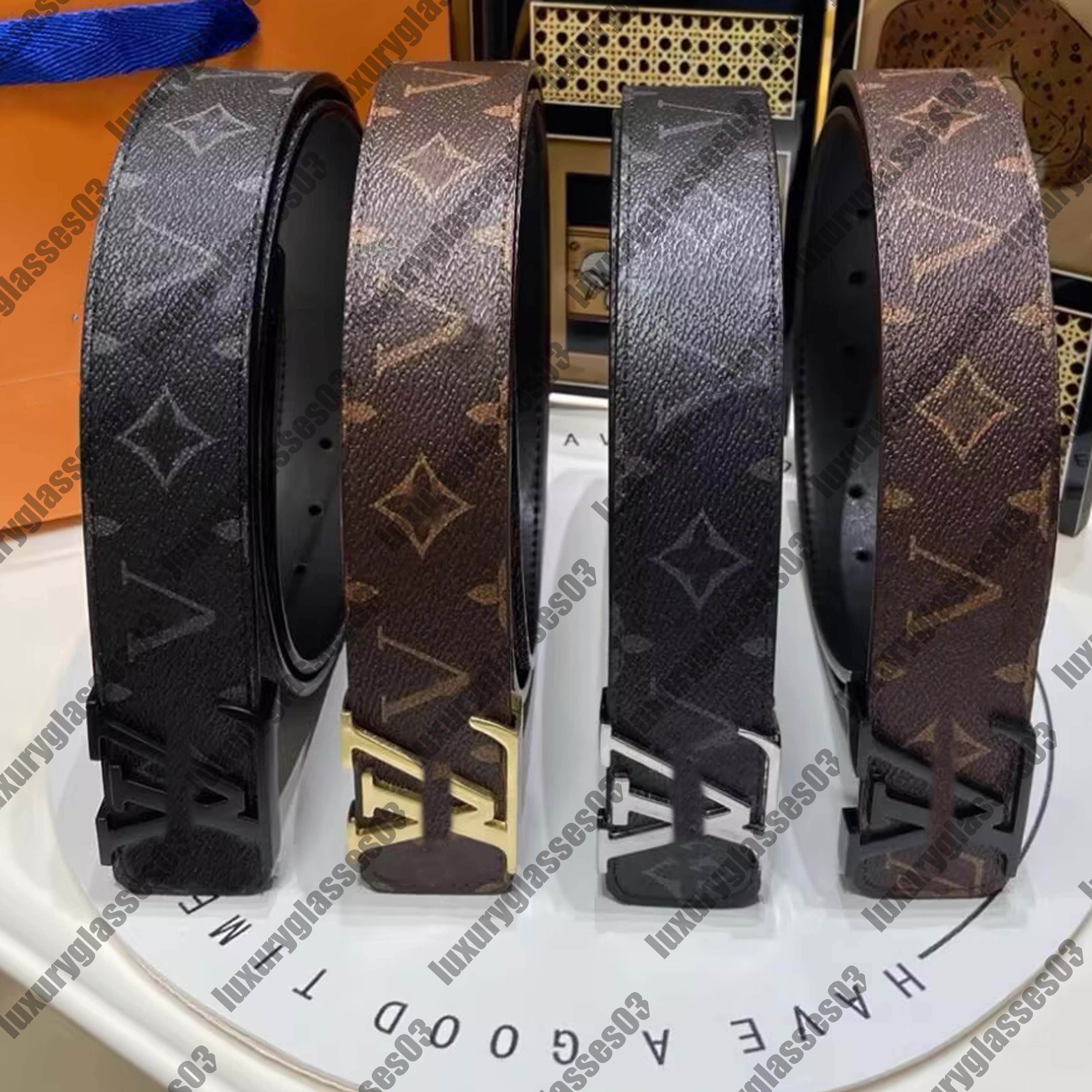 belt designer belt quiet belts for women mens belt nice Genuine Leather multiple styles 4.0 cm width high-quality with box no box optional