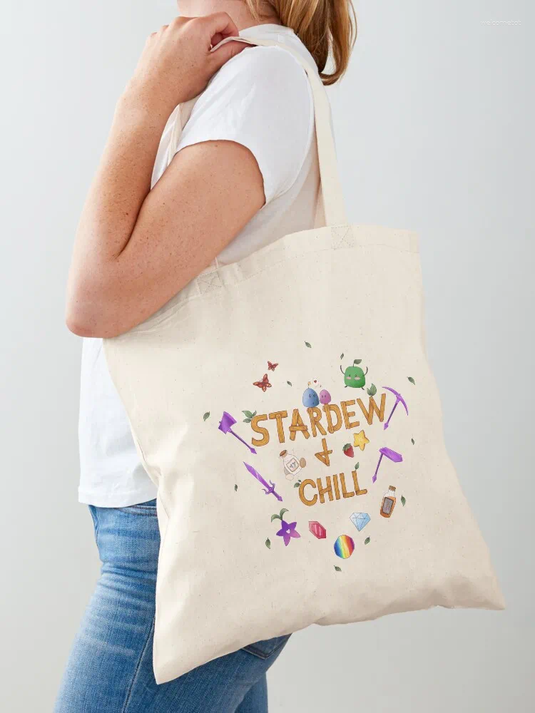 Shopping Bags Stardew And Chill Gift Women's Handbag Trolley