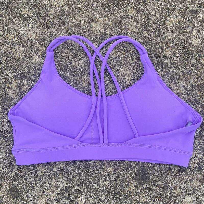 Women Cross Straps Sports Bra Gym Workout Crop Top Yoga Vest High Impact Fitness Bralette Push Up Running Tight Padded Underwear 25T1226