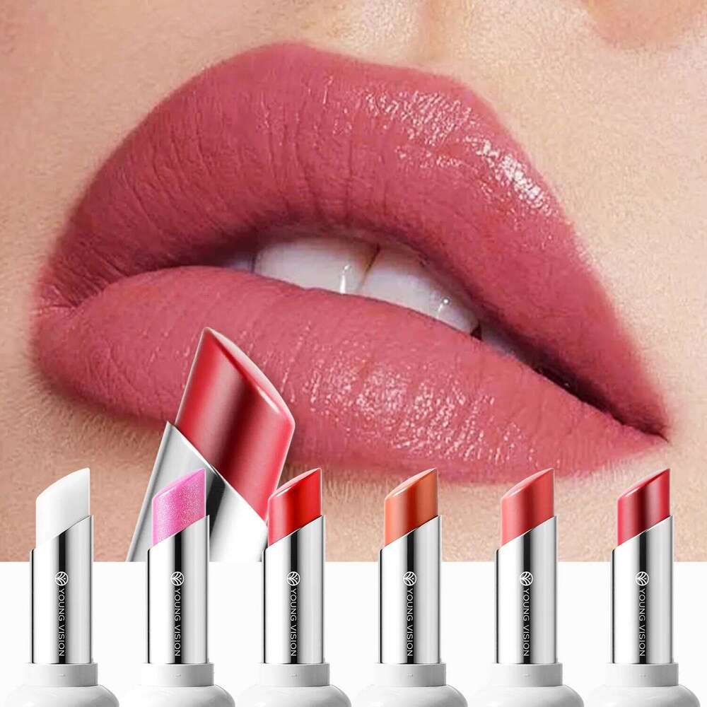 5 Nourishing Light Lipstick Long Lasting Colors Easy to Apply Lip Moisturizing balm lip care 25H1226