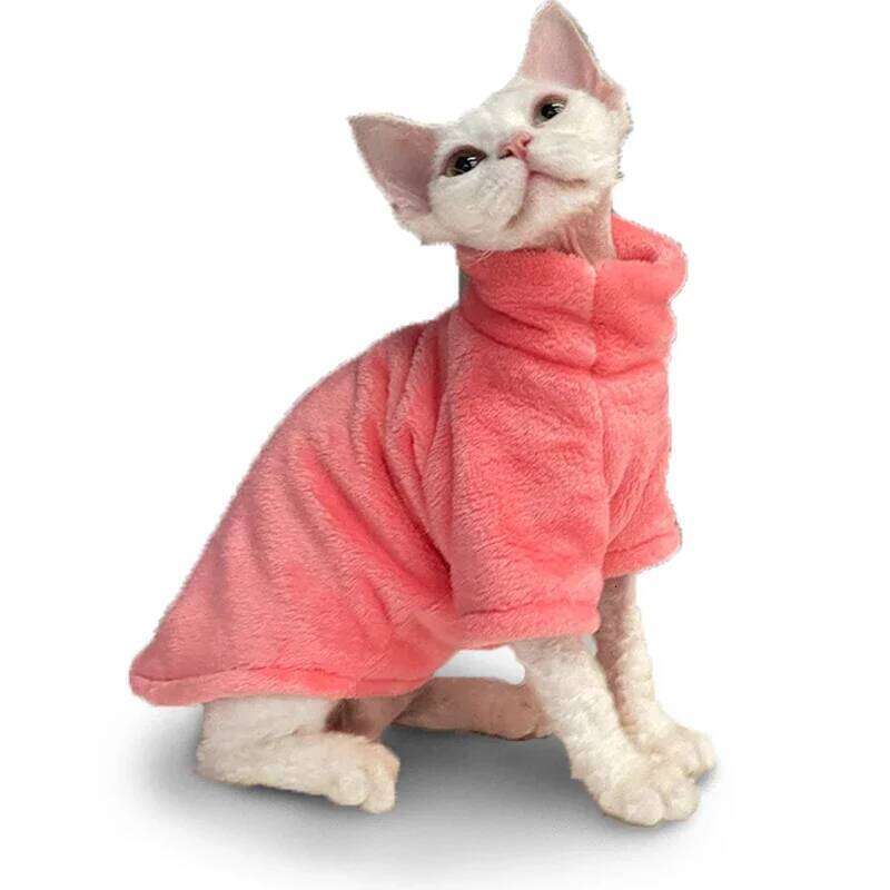 Fashionable Cats Sphynx Sweater Kitten Clothing Hound Dog Hoodie Clothes For Sphinx Cat Outfit Pet Jumpsuits 25T1226