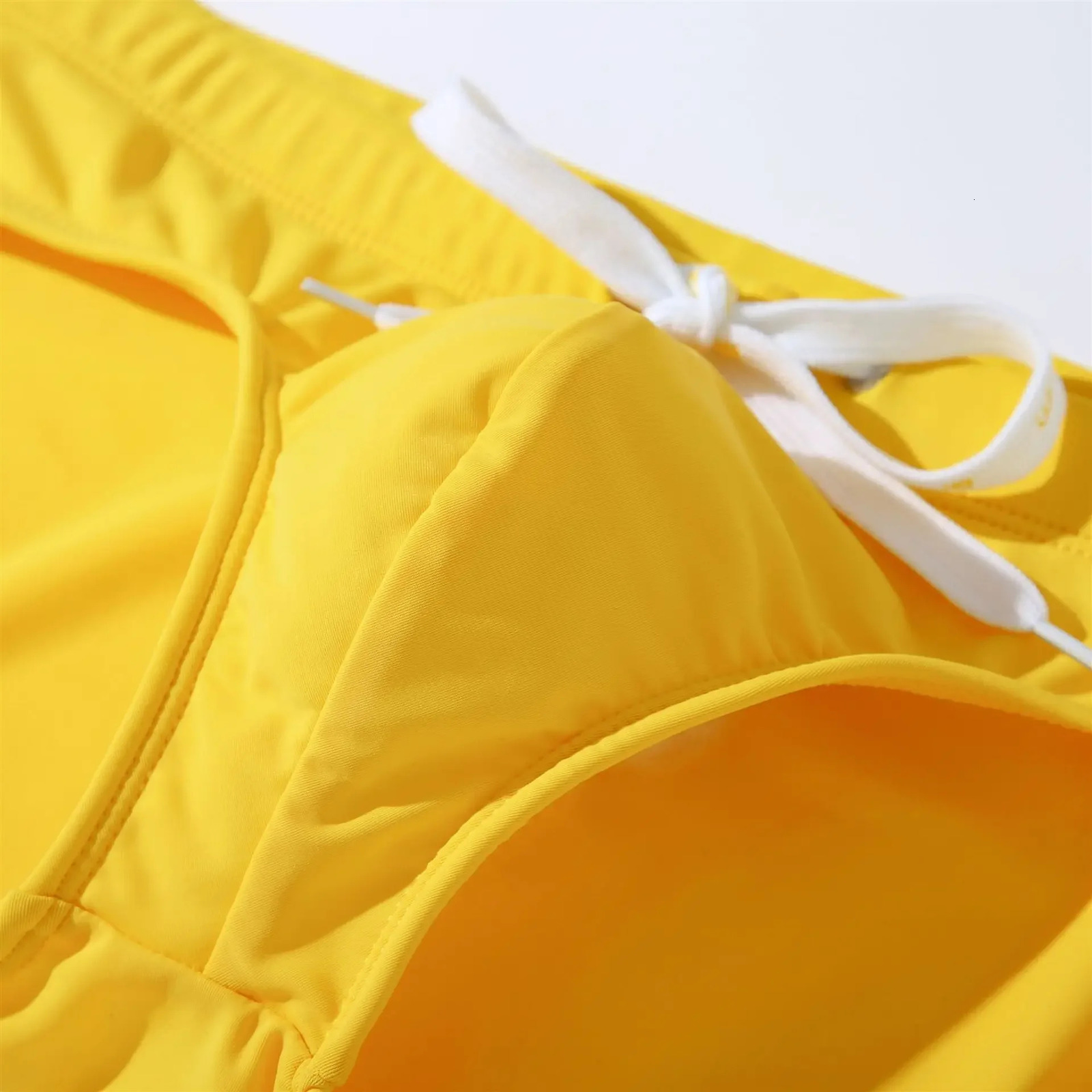 Mens low waist elastic comfortable trendy sexy swimming trunks 251226