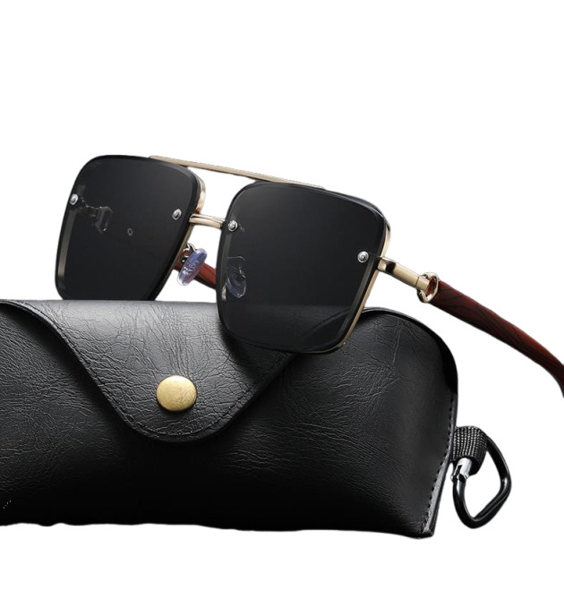 Tlofedi Sunglasses For Women Men Designer Sunglasses Polarized UV400 Square Sunglasses Fashion Classic Luxury Glasses Goggle Pilot Alloy Frame Eyewear