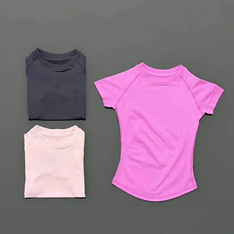 HISTELLO Impact Short Sleeve Top Seamless Yoga Leotard Clothing Women Gym T Workout Running Shirts Fitness Sports Vest 25T1226