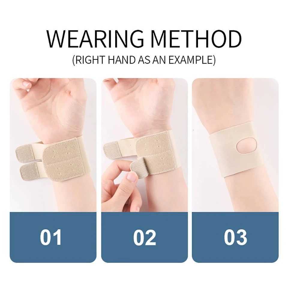 1PC Portable Adjustable Thin Pain Wrist Band Brace Injury TFCC Tear Injury Brace Men Women Sports Yoga Soft Ulnar Fix Wrist Band M251226