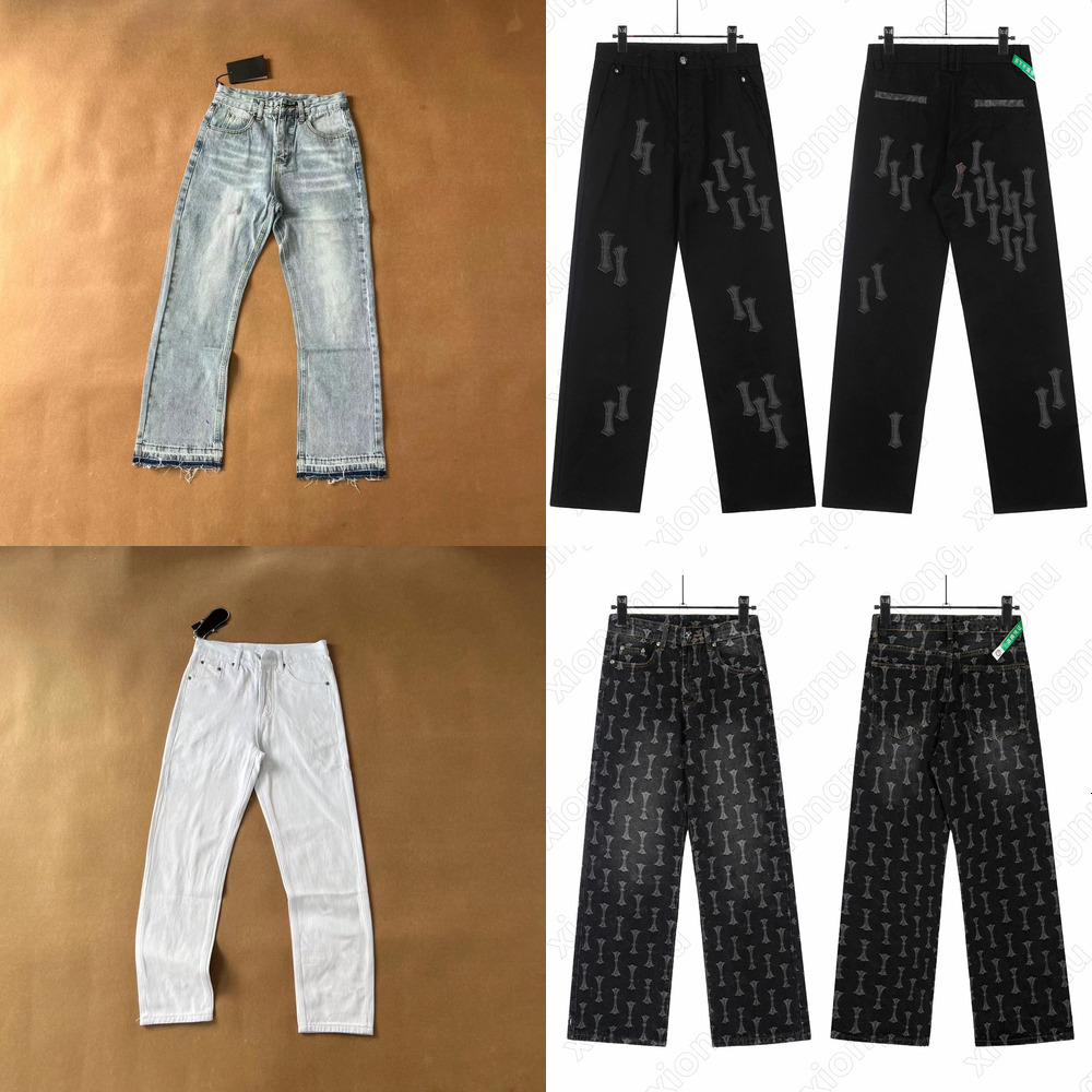designer Chrome jeans mens baggy jeans stacked jean shorts skinny jeans men high quality luxury embroidery denim slim fit jeans sweatpants joggers pants 3e