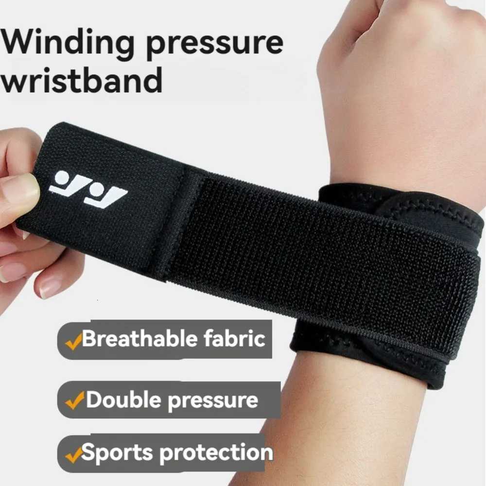 Sports wrist stabilizer with adjustable sports injury bag bandage support fitness band compression wrist protection M251226