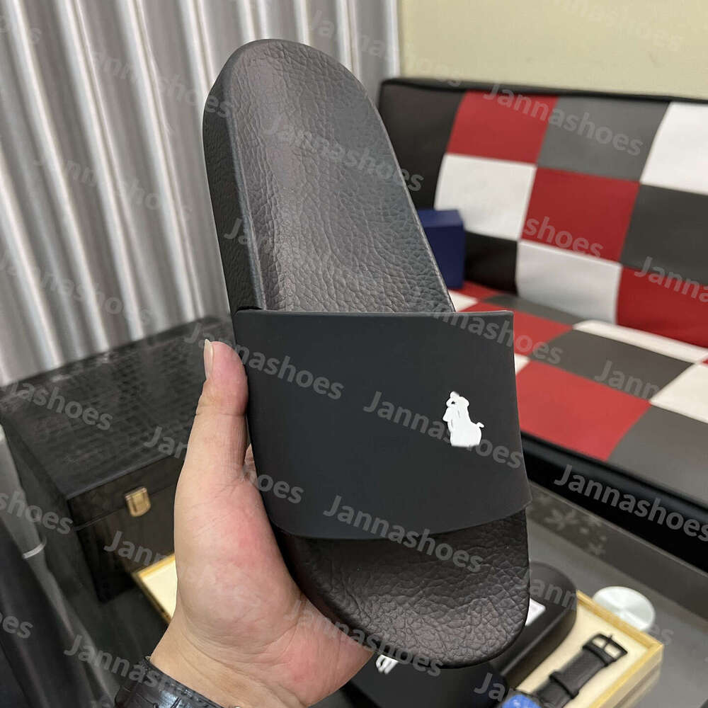 Designer Sandals Women Men Summer Sliders Slipper Loafer Flat Heel Mule Retro Slide Pool Flip Flops Leather Sand Classic Polo Beach Slippers