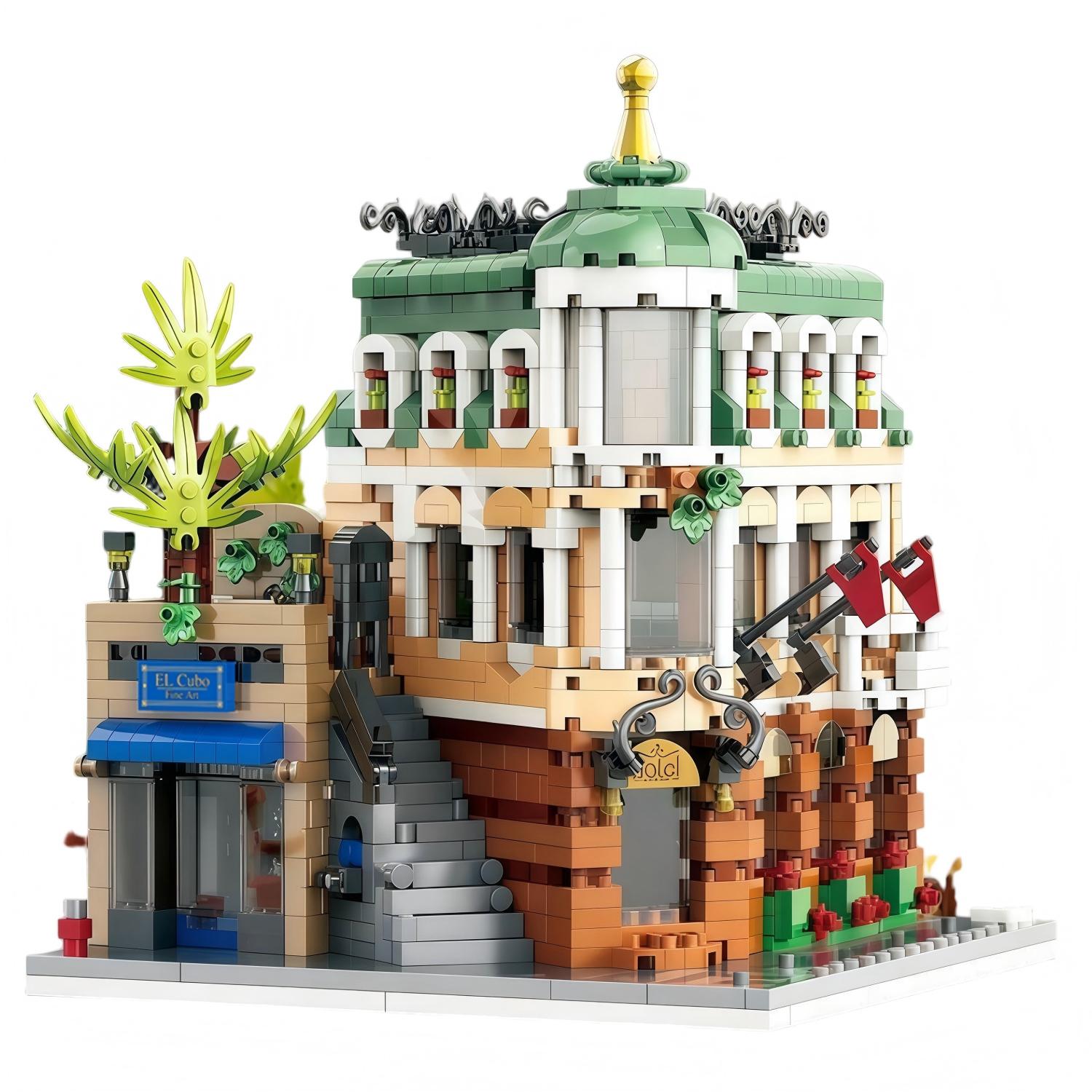 2026 New 10297 Building Blocks Creative Expert Boutique Hotel Model Modular Houses Bricks Kids Toys For Children Adults Gifts Brinquedos Des