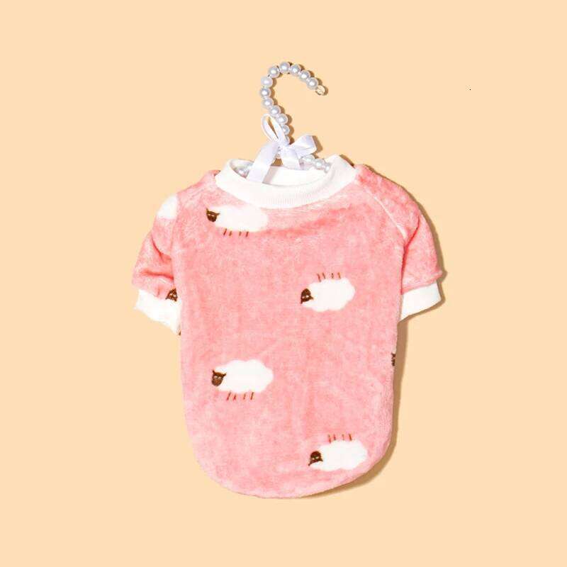 Pet clothing, dog cartoon polar fleece, small to medium-sized Bichon Frise puppy, comfortable fleece-lined. 25T1226