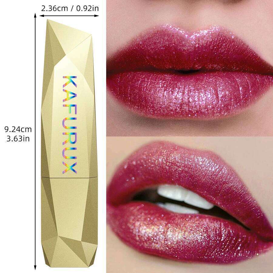 1PC Diamond Shimmer Glitter Lipstick Long Lasting Waterproof Lip oil for Women Girls Lips Tint Makeup Cosmetics 25H1226