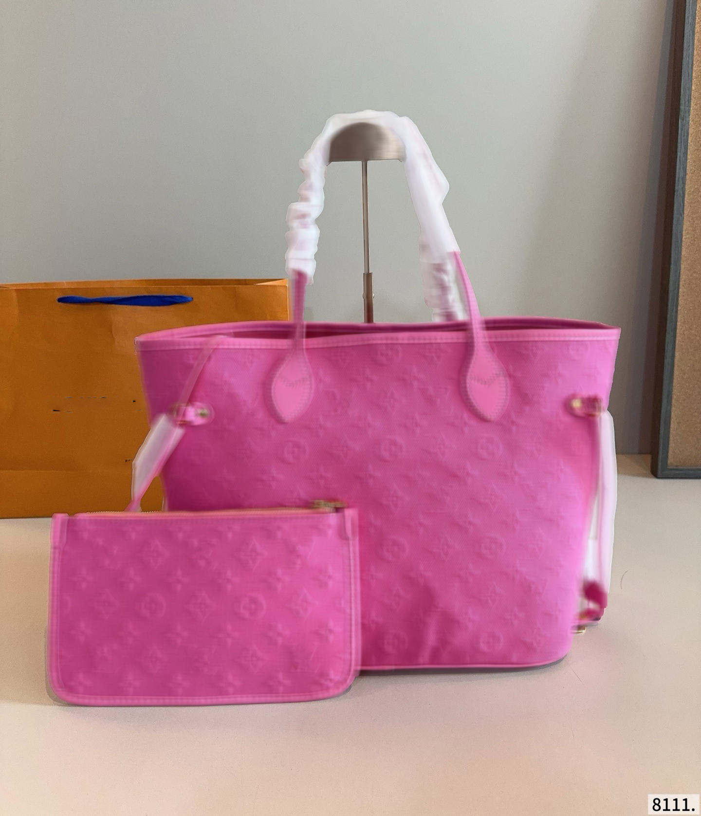 new style knurling Onthego shopping bag Women Luxurys Designers shopping bag Leather Totes Handbag Croissant Wallets Bag Messenger Purse pouch