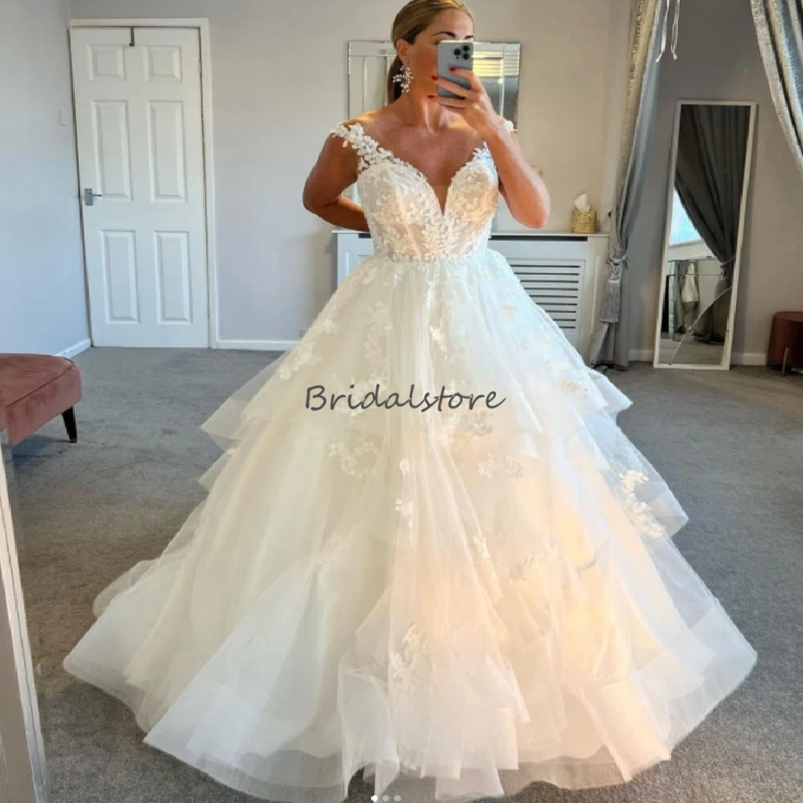 Elegant Bohemian Wedding Dress 2026 A Line Tulle Lace Boho Bride Dress Celtic Dreamlike Country Beach Bridal Gowns Civil Glam Vestio De Novias Robe De