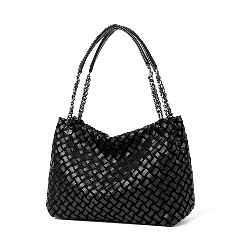 2026 New Retro Woven Women's Bag Casual Travel Shoulder Underarm Basket Tote Fashion Ladies Handbag for Daily Outings