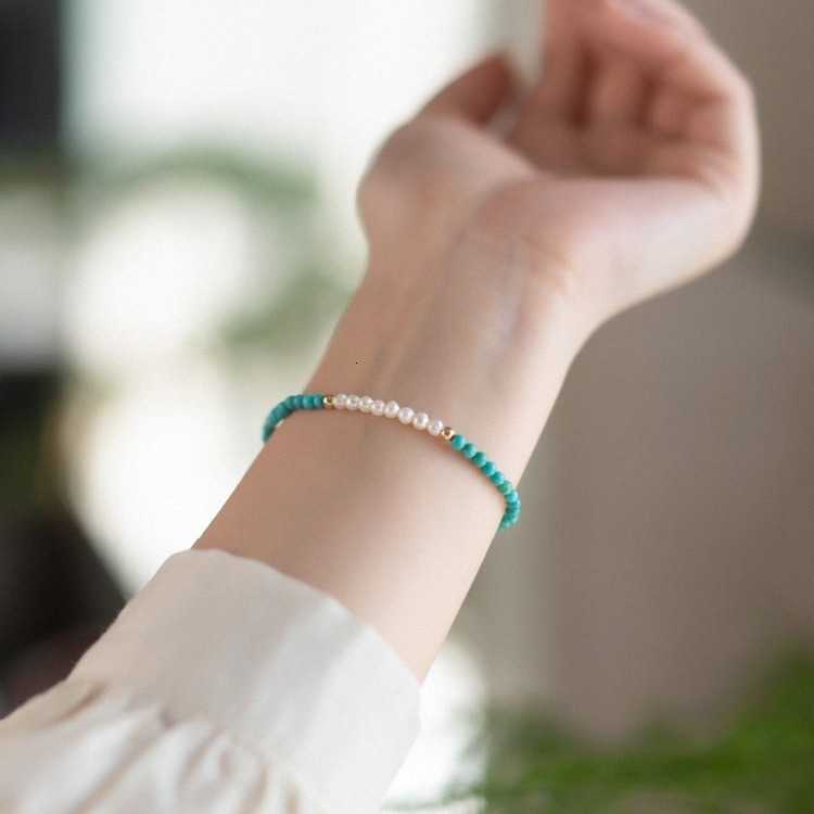 1 Pc Fine Jade Crystal Classic Natural Stone Green Beaded Bracelet Ladies Party FavorsXJ250909