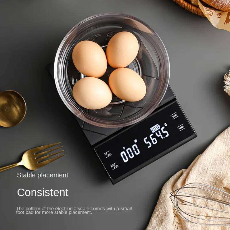 Charging Coffee with Timer LED Digital oz/Ib/g Electronic Household Kitchen Food Scale 25T1226