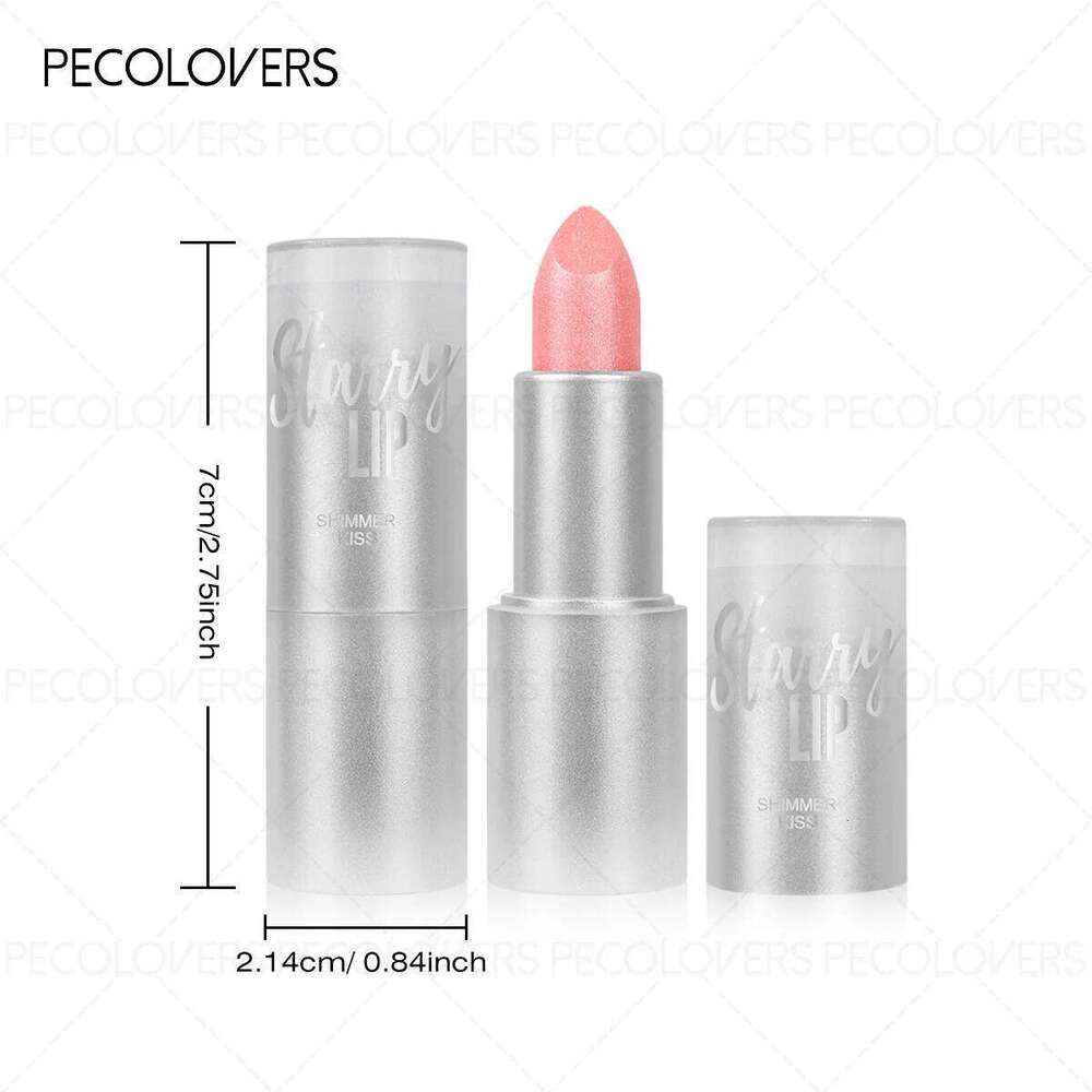 1PC Non-stick Cup, Waterproof, Long-lasting, Rich Colors, Fine Glitter, Pearlescent Lipstick, Ideal Christmas/Halloween Gift 25H1226