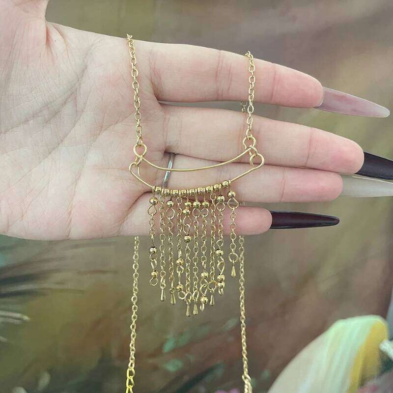 Game DEATH STRANDING 2: ON THE BEACH Higgs Cosplay Necklace Adult Unisex Choker Chain Jewelry Pendant Halloween Accessories Prop 25N1226