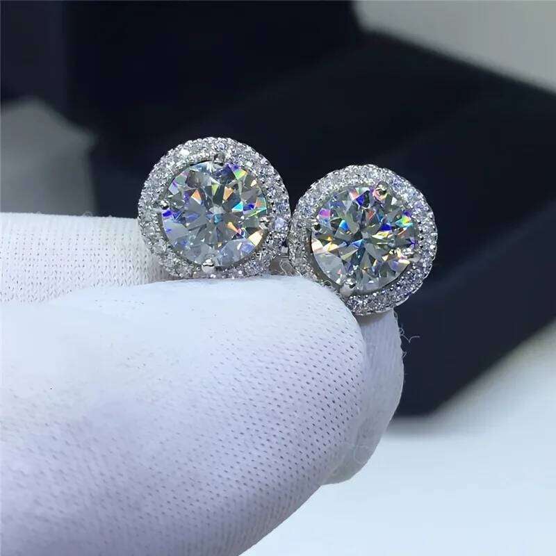 Delicate Small Round Stud Earrings Women with Shiny Cubic Zirconia Simple Versatile for Teens Fashion Jewelry 25H1226
