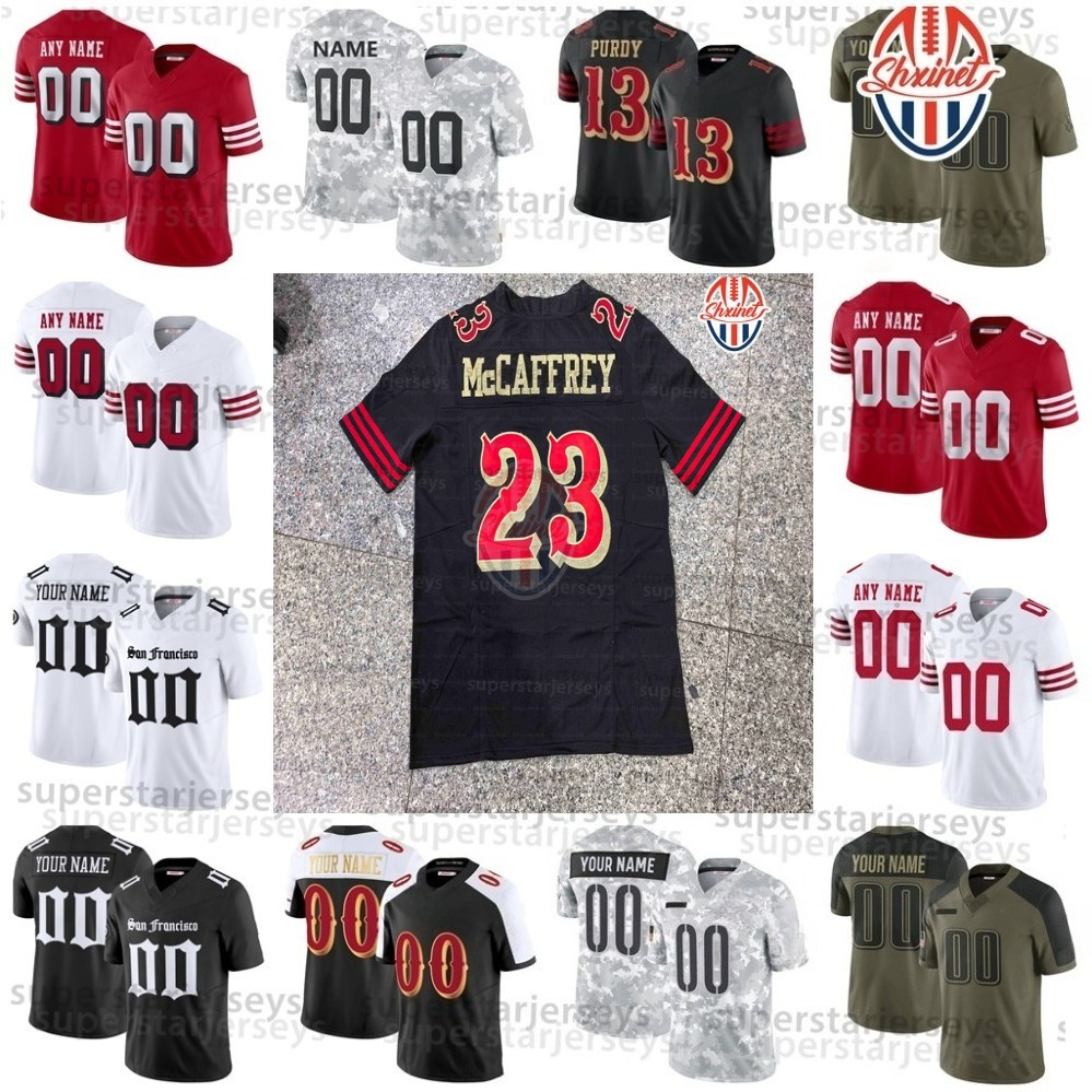 Custom Football 2025 Rivalries Jersey Brock Purdy George Kittle Fred Warner Christian Mac Jones Deommodore LenoirCompetitive version jersey Wholesale