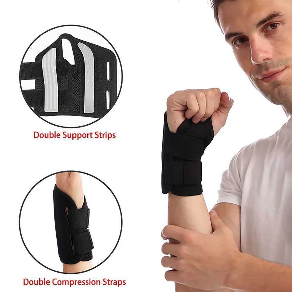 AOLIKES 1PCS Adjustable Compression Wrist Brace Night Wrist Support Carpal Tunnel Splint Stabilizer for Arthritis Pain Relief M251226