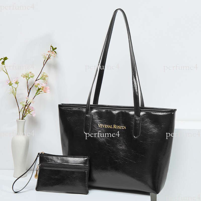Tote Two-Piece Set New Large Capacity Women's Shoulder Cross-Border Hot Sale High-End Shopping Bag