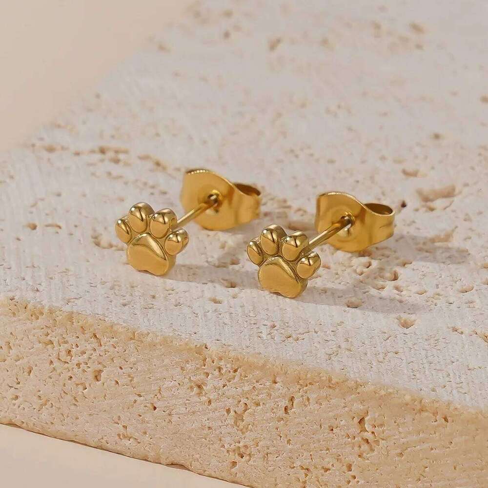 Print Dainty Puppy Owners Of All Breeds Dog Paw Earrings For Women Veterinarian Gifts 25H1226