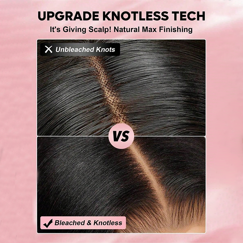 Chocolate Brown Deep Wave Wig Human Hair Pre Plucked Lace Front Wig Ready To Wear 6x5 180% Density #4 Closure Wig Bleached Knots For Women