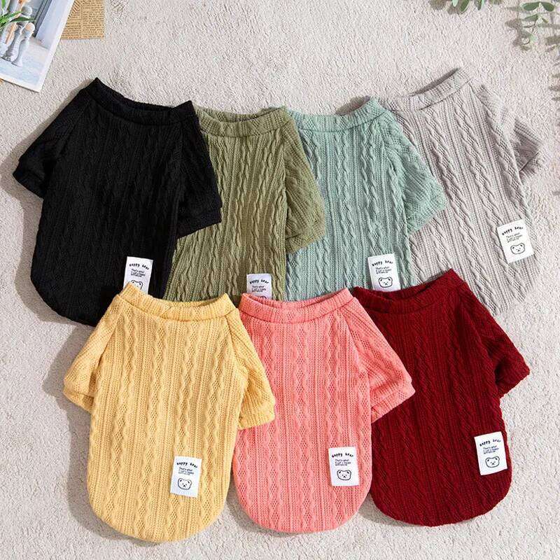 Classic Puppy Dog Knitting Sweater Winter Warm Clothes for Small Dogs Cats Vest Pet Clothing Apparel French Bulldog Costume 25T1226