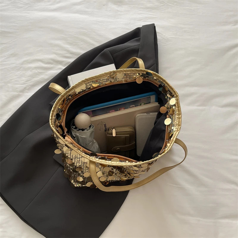 Fashion Womens Sequin Evening Bag Clutch Glitter Gold Silver Party Purse for Wedding Dinner Prom Ball Gift Handbag 251223