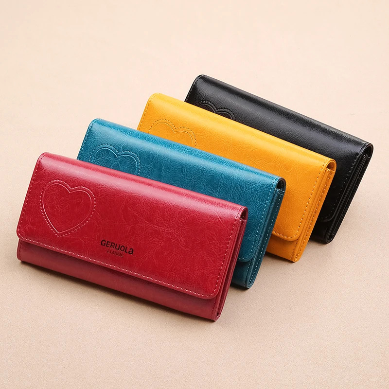 RFID anti-theft brush and demagnetization long handbag large capacity integrated card bag multi-functional wallet leather cow 251225