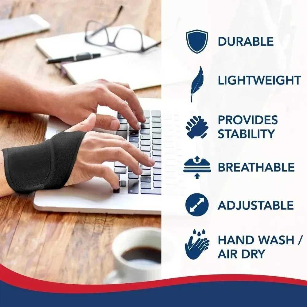 Adjustable Wrist Brace for Carpal Tunnel Tendinitis Arthritis Lightweight Support for Sprains Typing Sports M251226