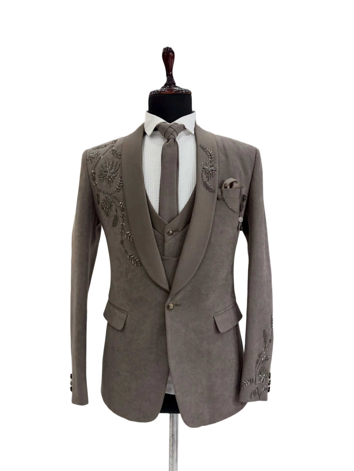 Modern Men Suits 1 Piece Jacket Applique Daily Streetwear Formal Occasion Wedding Banquet Customized trajes para hombre