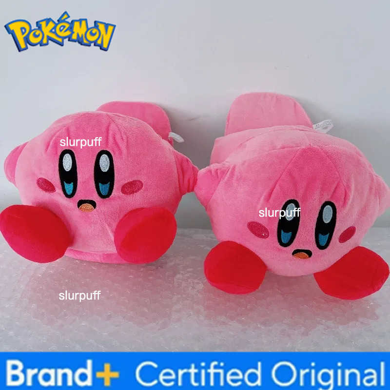 Pokemon Anime Pikachu Snorlax Eevee Plush Cotton Slippers Couple Indoor Soft Non-Slip Home Shoes Kawaii Slippers for Man Women W251226