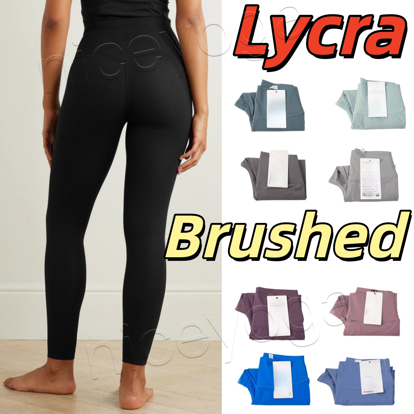 Leica fabric Logo reinforced prevent peeling off Washable label Correct pocket design Designer Pants Outfits Running shopping Gym luluity lemonive set women