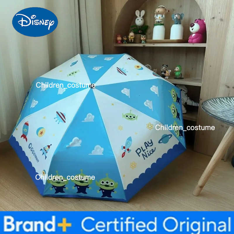 Disney Toy Story umbrella fully automatic student cute ins simple anti-ultraviolet sunscreen sunny day and rain dual-use holiday gift H251226